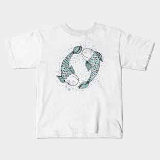 Pisces - weird fishes Kids T-Shirt